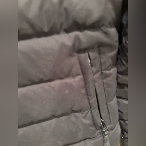 Boden Black and Silver Puffer Jacket ski animal print size 2 women’s - Picture 8 of 14